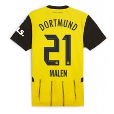 Borussia Dortmund Donyell Malen #21 Hemmatröja 2024-25 Korta ärmar